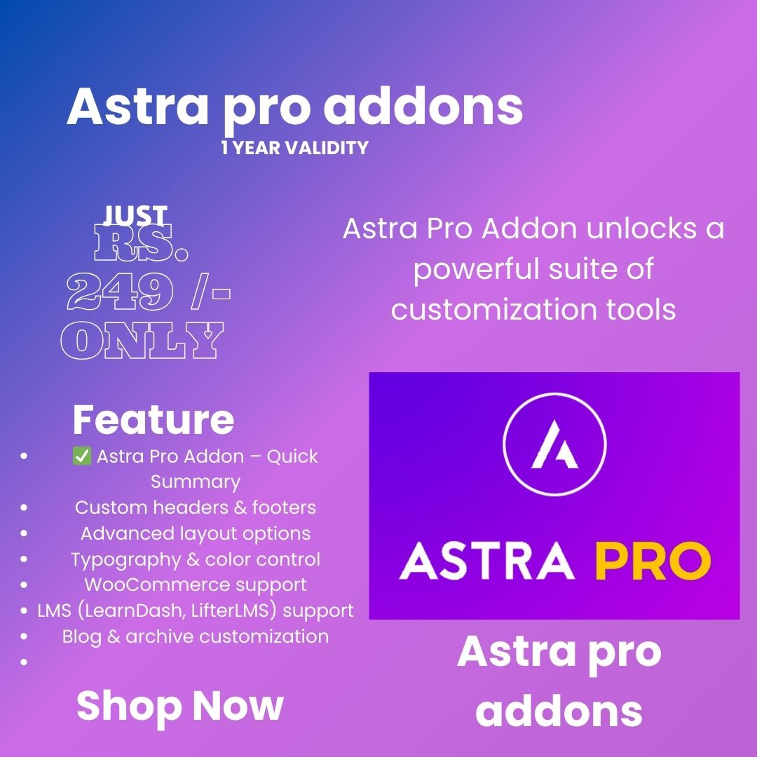 Astra Addon - Exclusive Features To Save Time